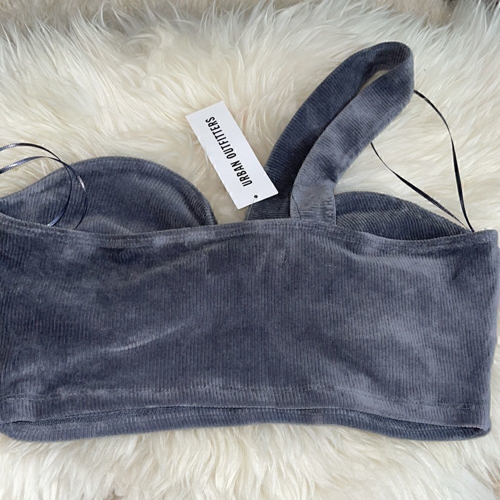 Urban outfitters Top Womens size large front twist crop festival summer sexy - Picture 7 of 8